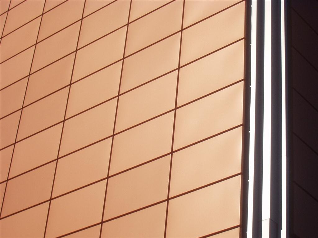 panel fachada ventilada cassette incoperfil cobre